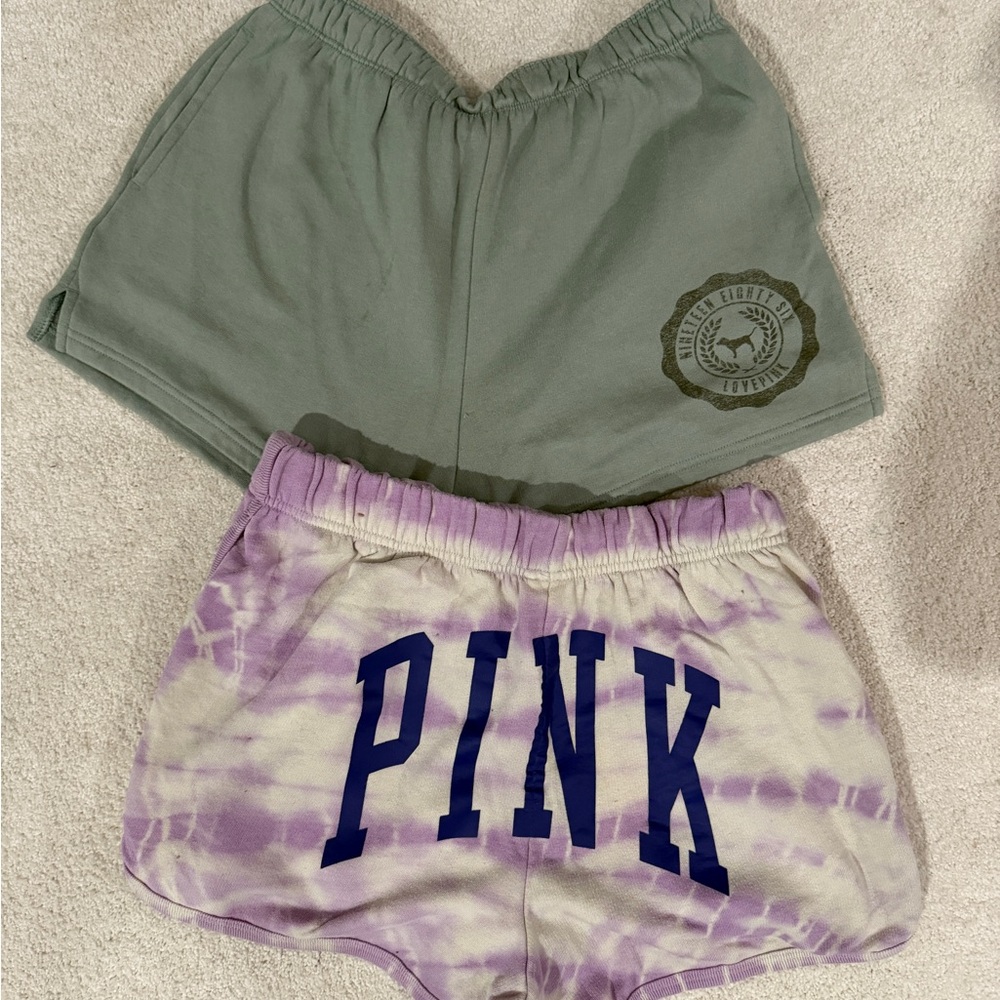 Victoria's Secret PINK Tie-Dye Shorts Set